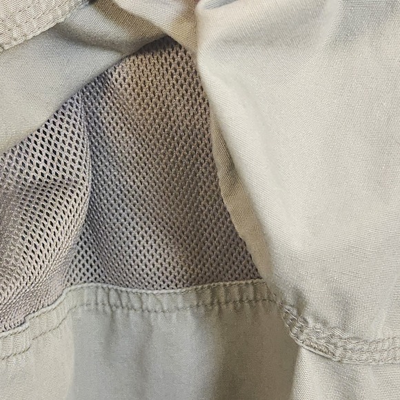 5.11 Tactical Long Sleeve Button Up Shirt Men's L Tan Utility Pocket Vented Work - Picture 6 of 7